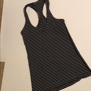 Striped fitted tank